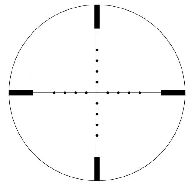 Vortex Viper 6.5-20x50 PA Richtkijker, Mil Dot Dradenkruis (MOA Turrets)