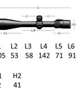 Vortex Viper 6.5-20x50 PA Richtkijker,  Dead-Hold BDC Dradenkruis (MOA)