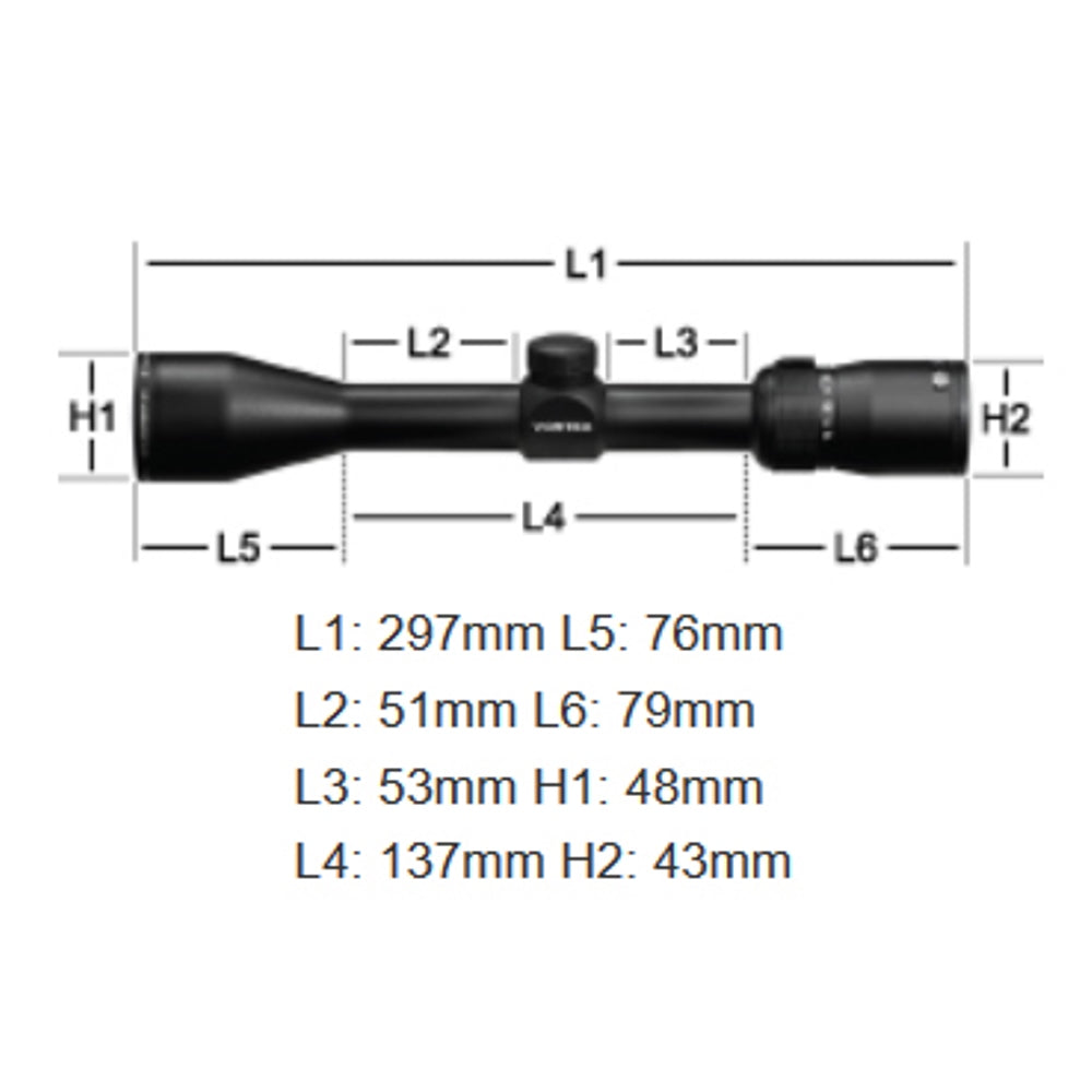 Vortex Diamondback 2-7x35 Rimfire Richtkijker, V-Plex Dradenkruis (MOA)
