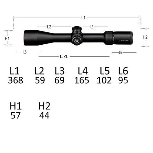 Vortex Diamondback Tactical 6-24x50 FFP Richtkijker, EBR-2C Dradenkruis (MRAD)