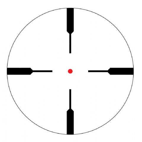 Vortex Crossfire II 1-4x24 AR Richtkijker, V-Brite Dradenkruis (MOA)