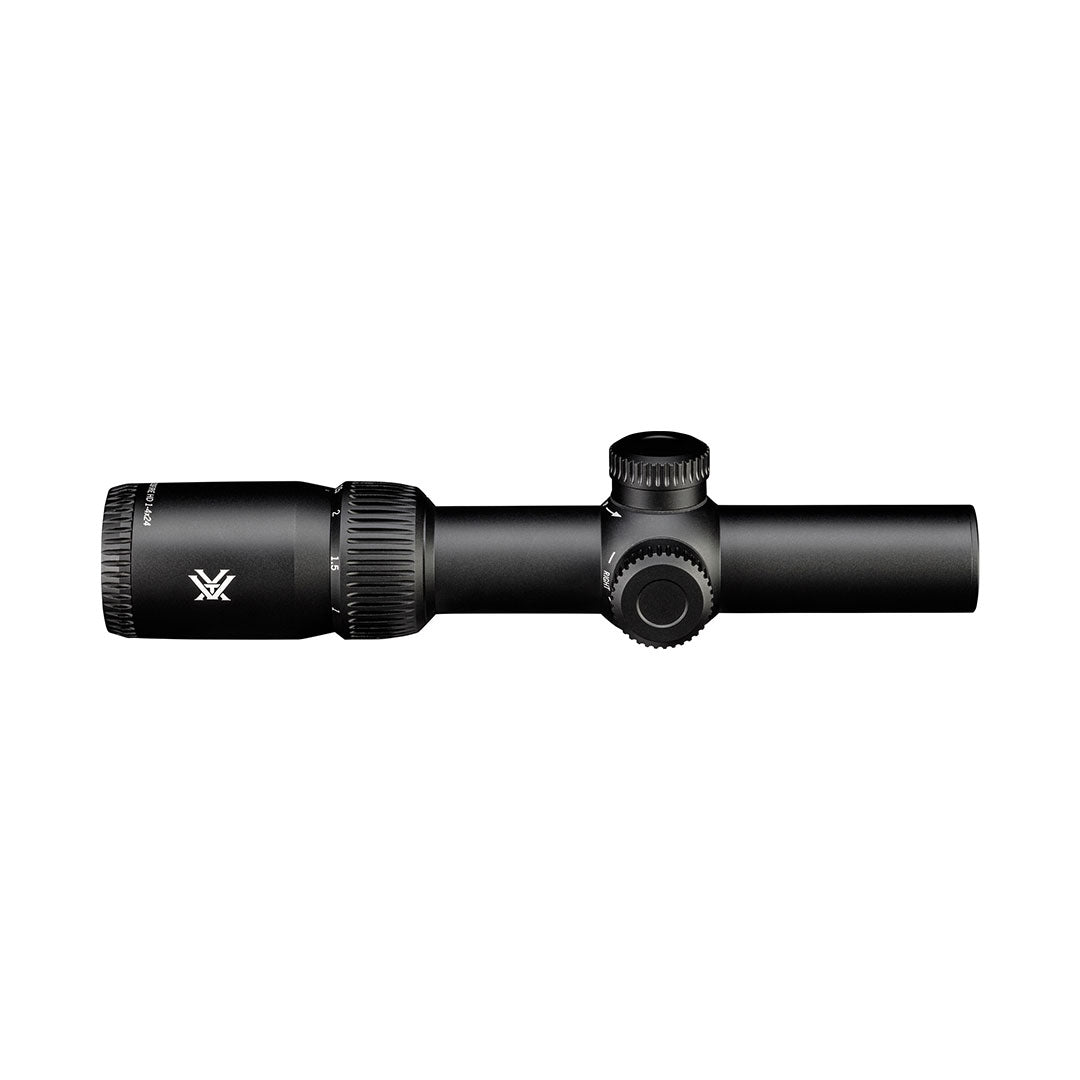 Vortex Crossfire HD 1-4x24 Richtkijker, Verlicht Dead-Hold 2A BDC Dradenkruis (MOA)