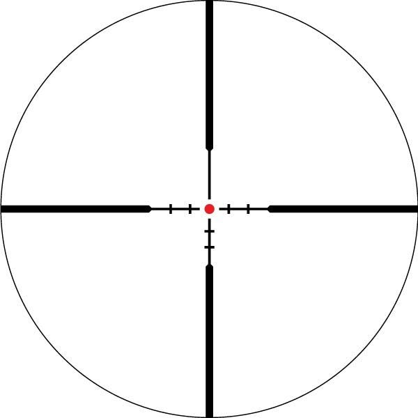 Vortex Crossfire HD 4-12x44 Richtkijker, Verlicht Dead-Hold 2A BDC Dradenkruis (MOA)