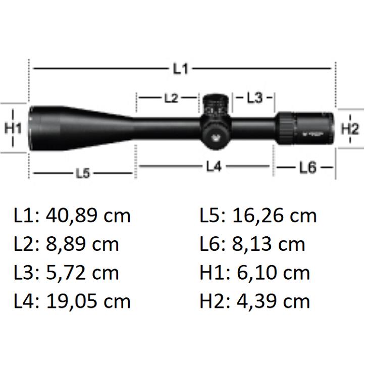 Vortex Richtkijker Golden Eagle HD 15-60x52 SFP, SCR-1 Dradenkruis (MOA)