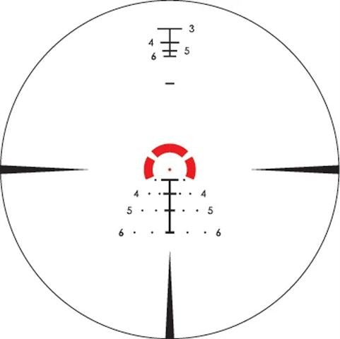 Vortex Richtkijker Strike Eagle 1-8x24 FFP, EBR-8 (MOA)