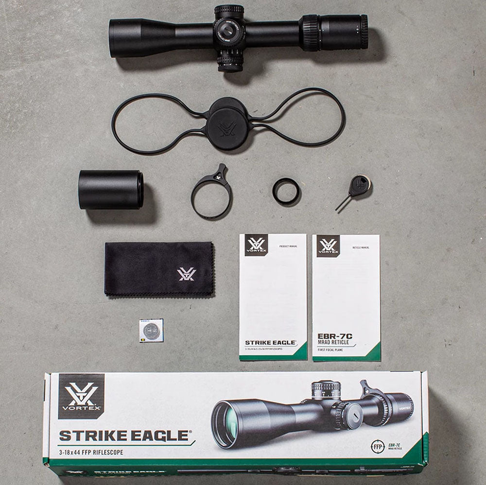 Vortex Richtkijker Strike Eagle 3-18x44 FFP, EBR-7C (MOA)