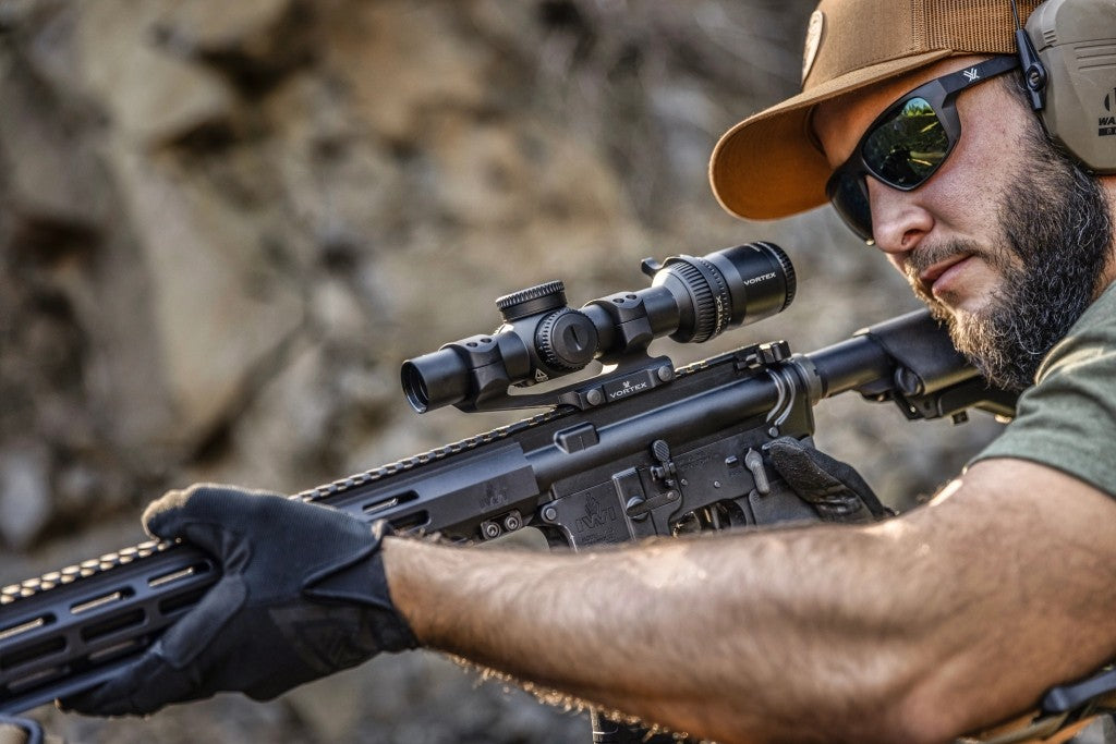 Vortex Richtkijker Strike Eagle 1-10x24 FFP, EBR-8 (MOA)