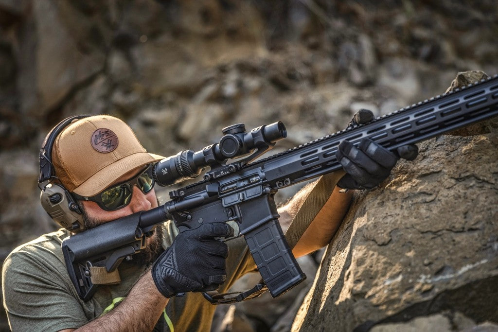 Vortex Richtkijker Strike Eagle 1-10x24 FFP, EBR-8 (MOA)