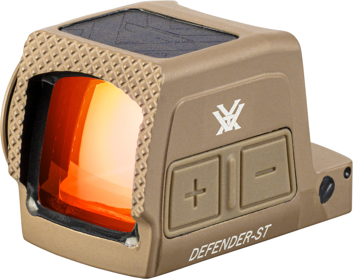 Vortex Enclosed Solar Micro Red Dot Defender-ST 3 MOA Tan