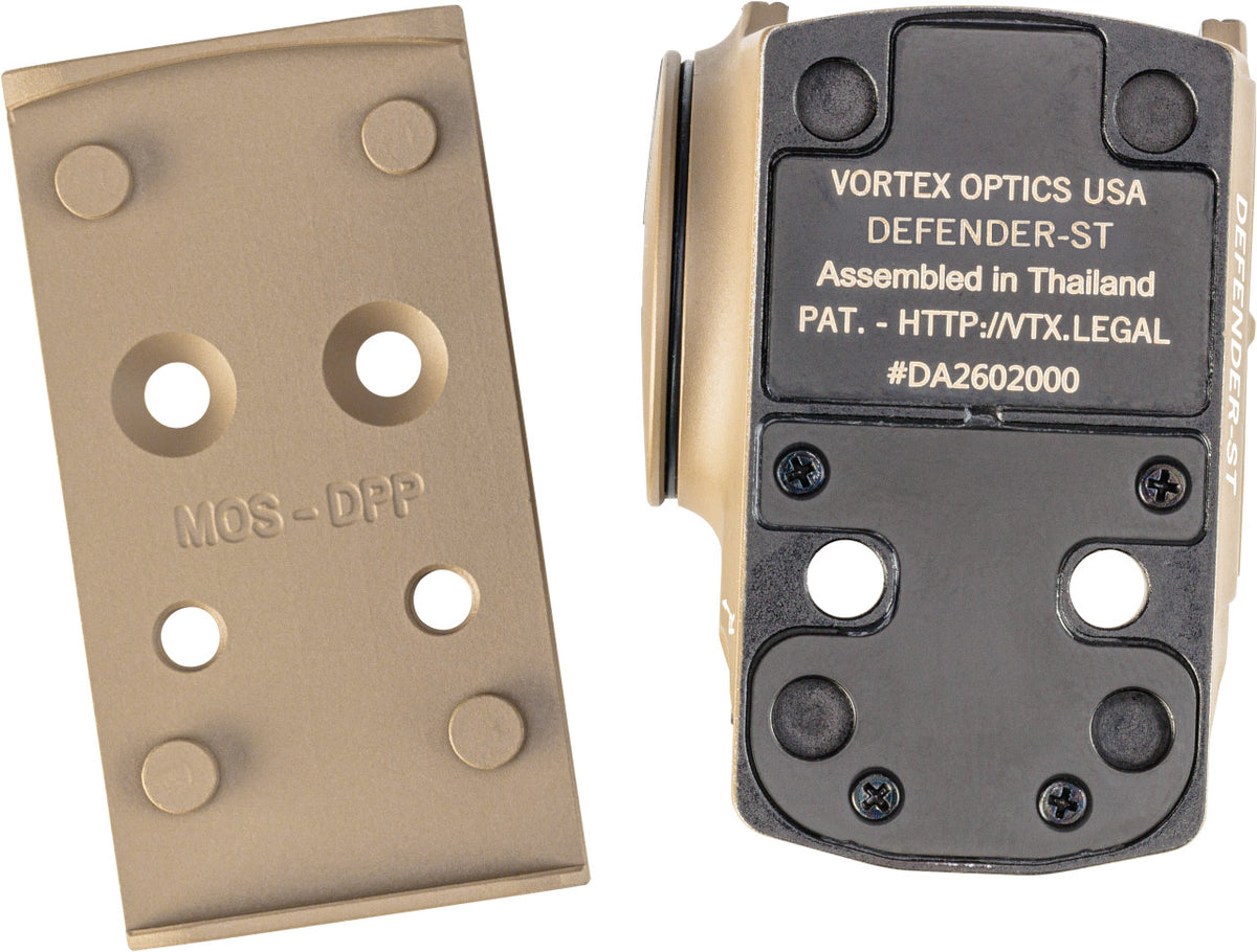 Vortex Enclosed Solar Micro Red Dot Defender-ST 3 MOA Tan