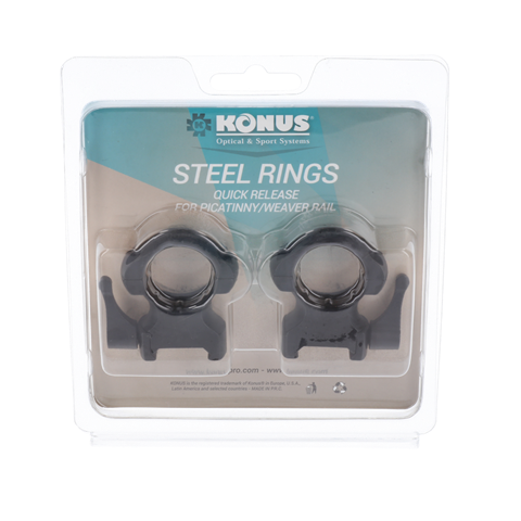 Konus Quick Release Montageringen 25,4 mm Hoog