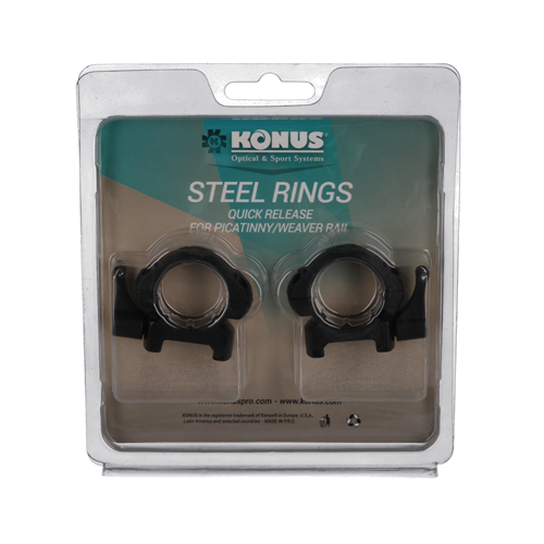 Konus Quick Release Montageringen 25,4 mm Laag