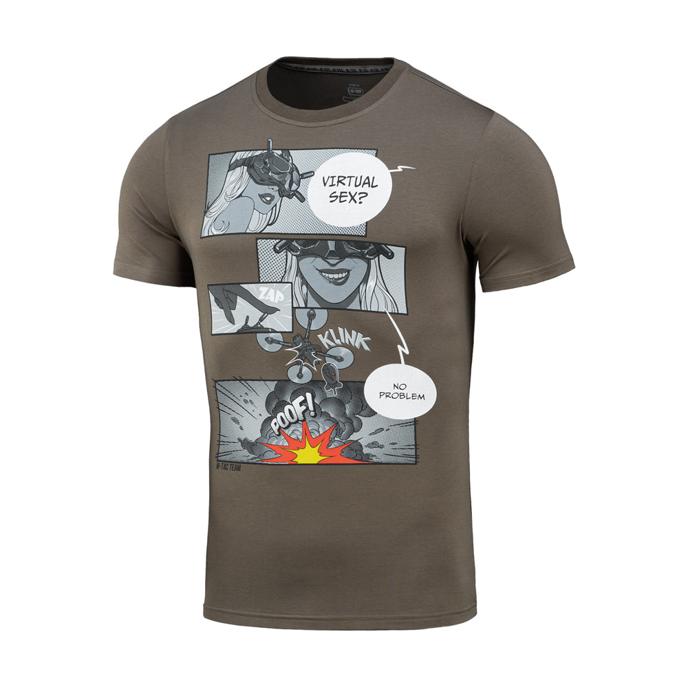 M-Tac T-Shirt Comics Drohnen-Mädchen