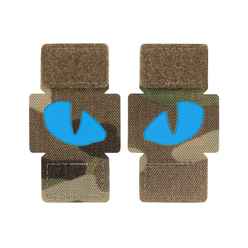 Patch Tigeraugen Laserschnitt (Paar)
