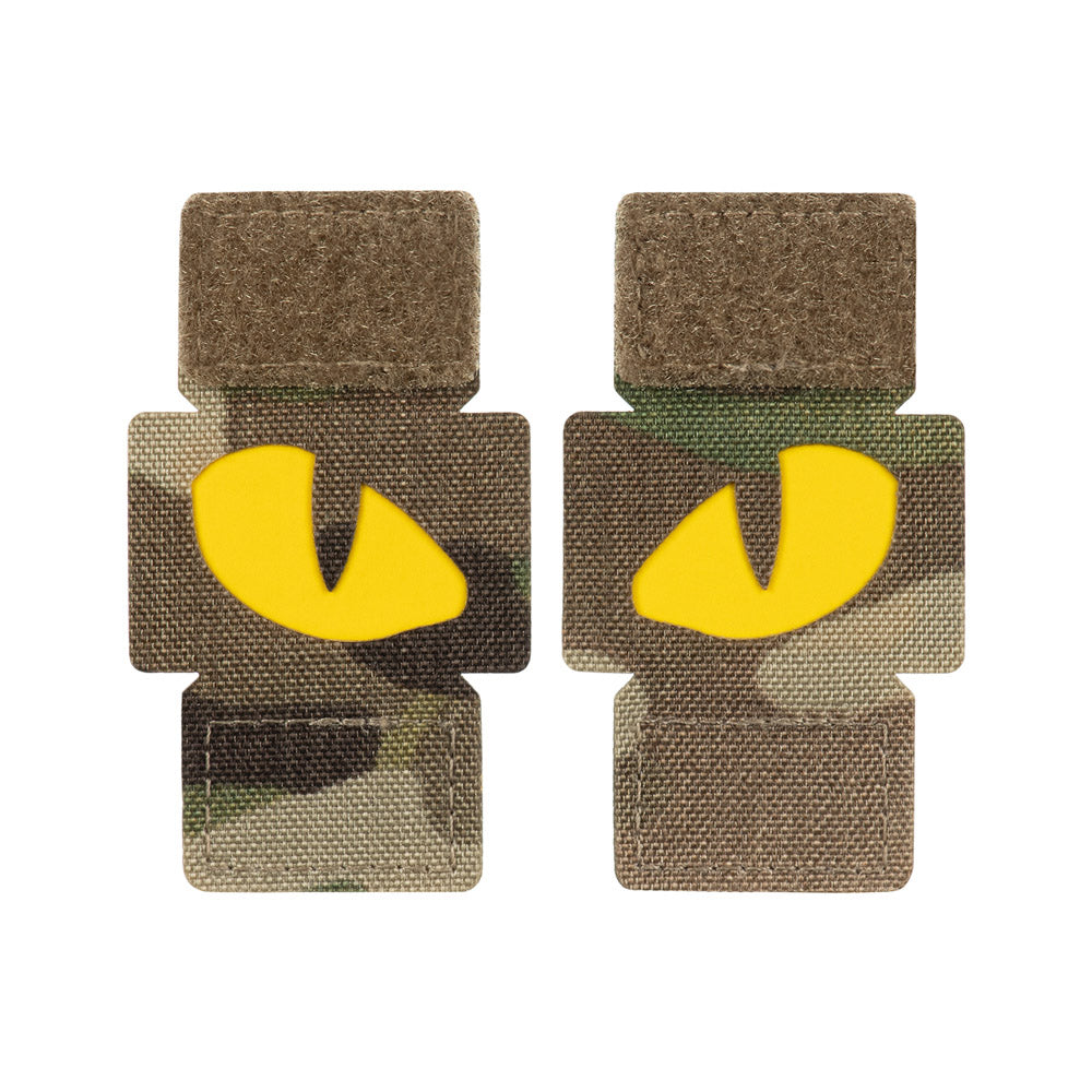 Patch Tigeraugen Laserschnitt (Paar)