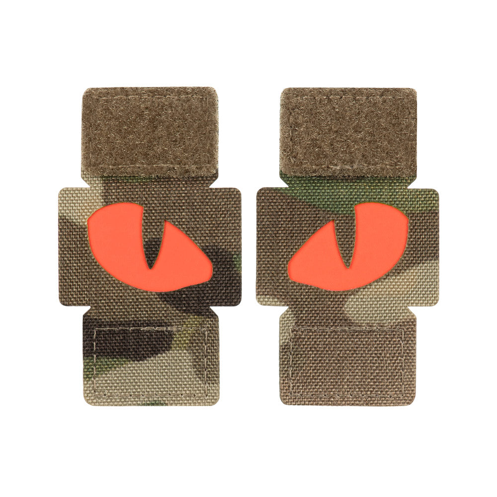 Patch Tigeraugen Laserschnitt (Paar)