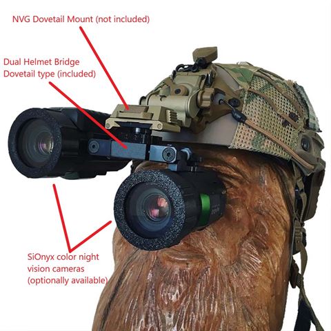 SiOnyx Aurora Dual Helm Bridge (Dovetail)