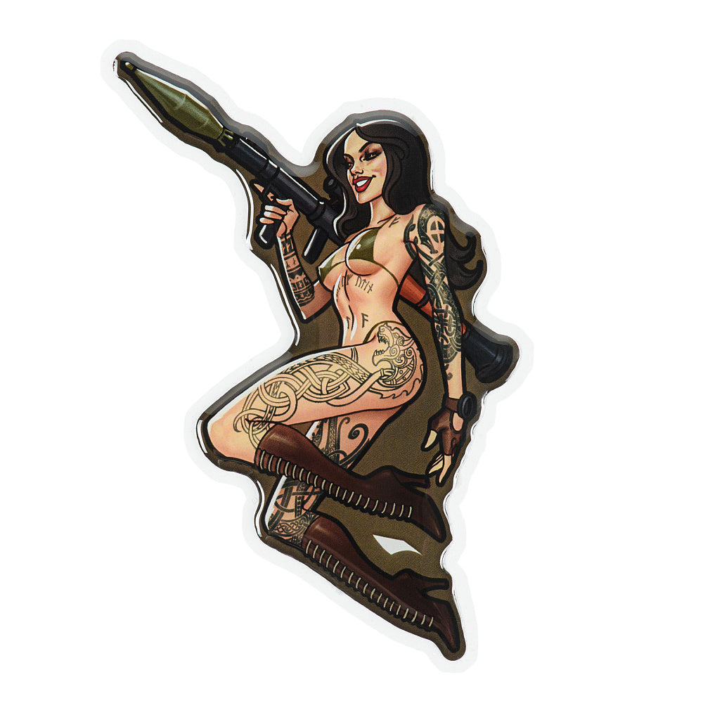 Sticker Tactical girl 