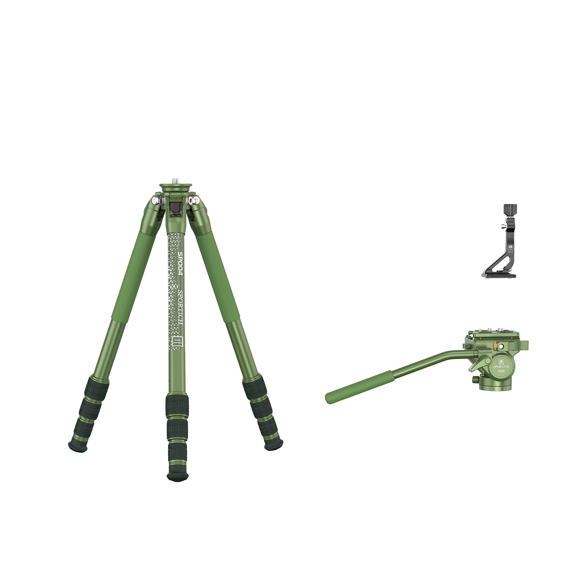 Sirui Sportich Tripod SP004+G5X Green