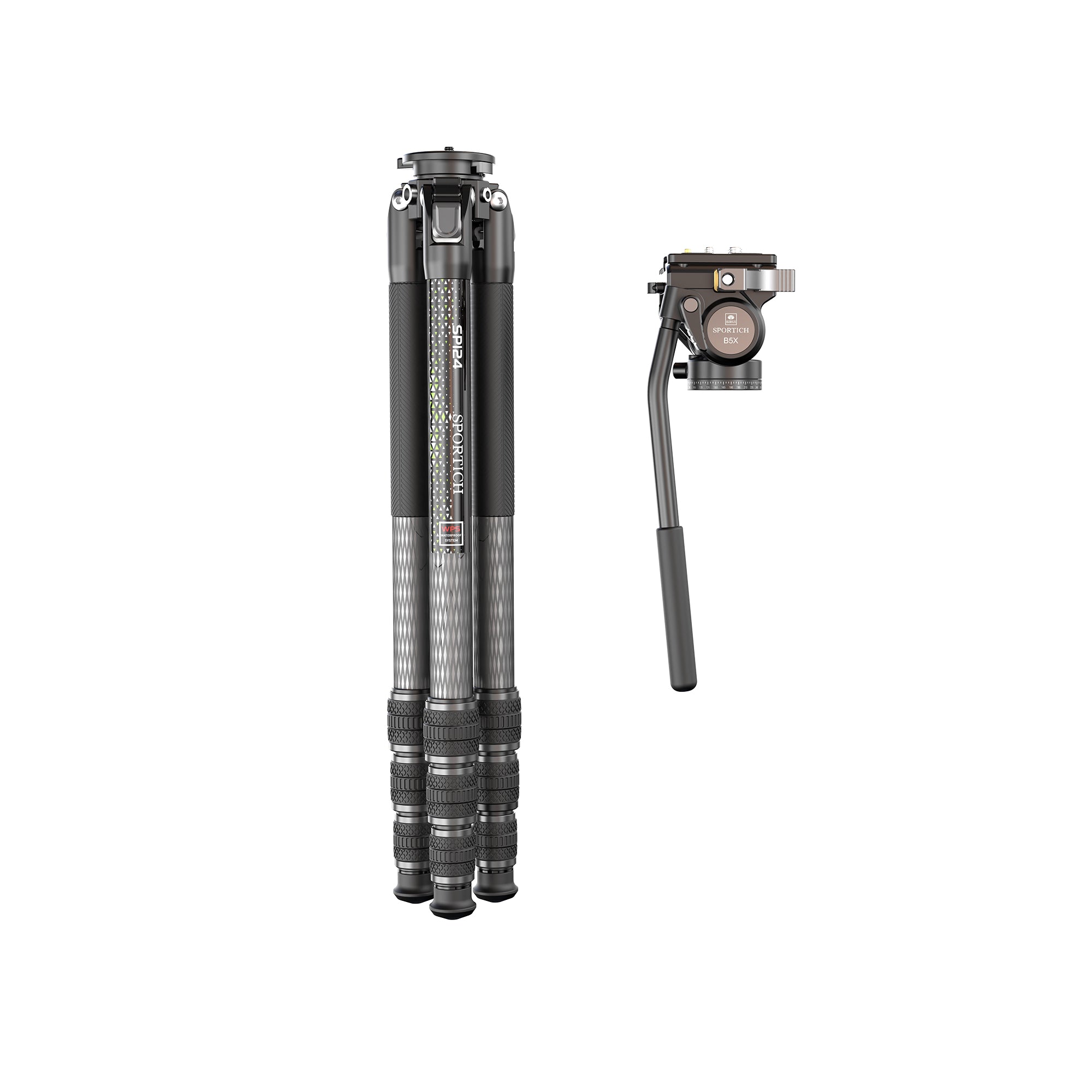 Sirui Sportich Carbon Tripod SP124+B5X