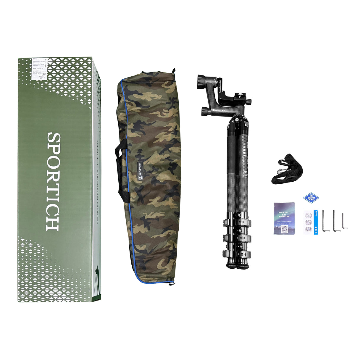 Sirui Sportich Carbon Tripod SP324+BH-10