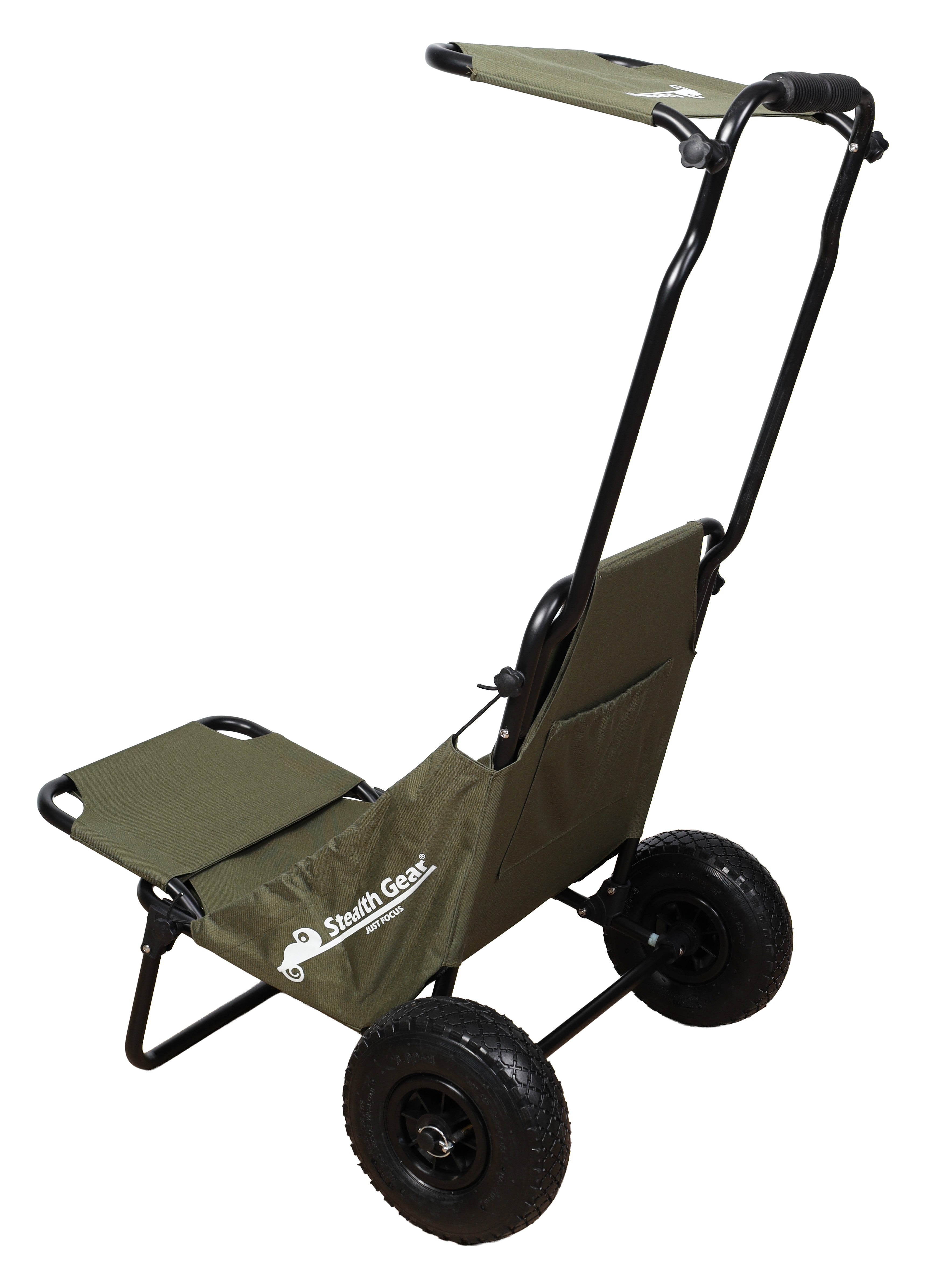 Stealth Gear Transport Trolley M2 Waldgrün mit Sonnendach