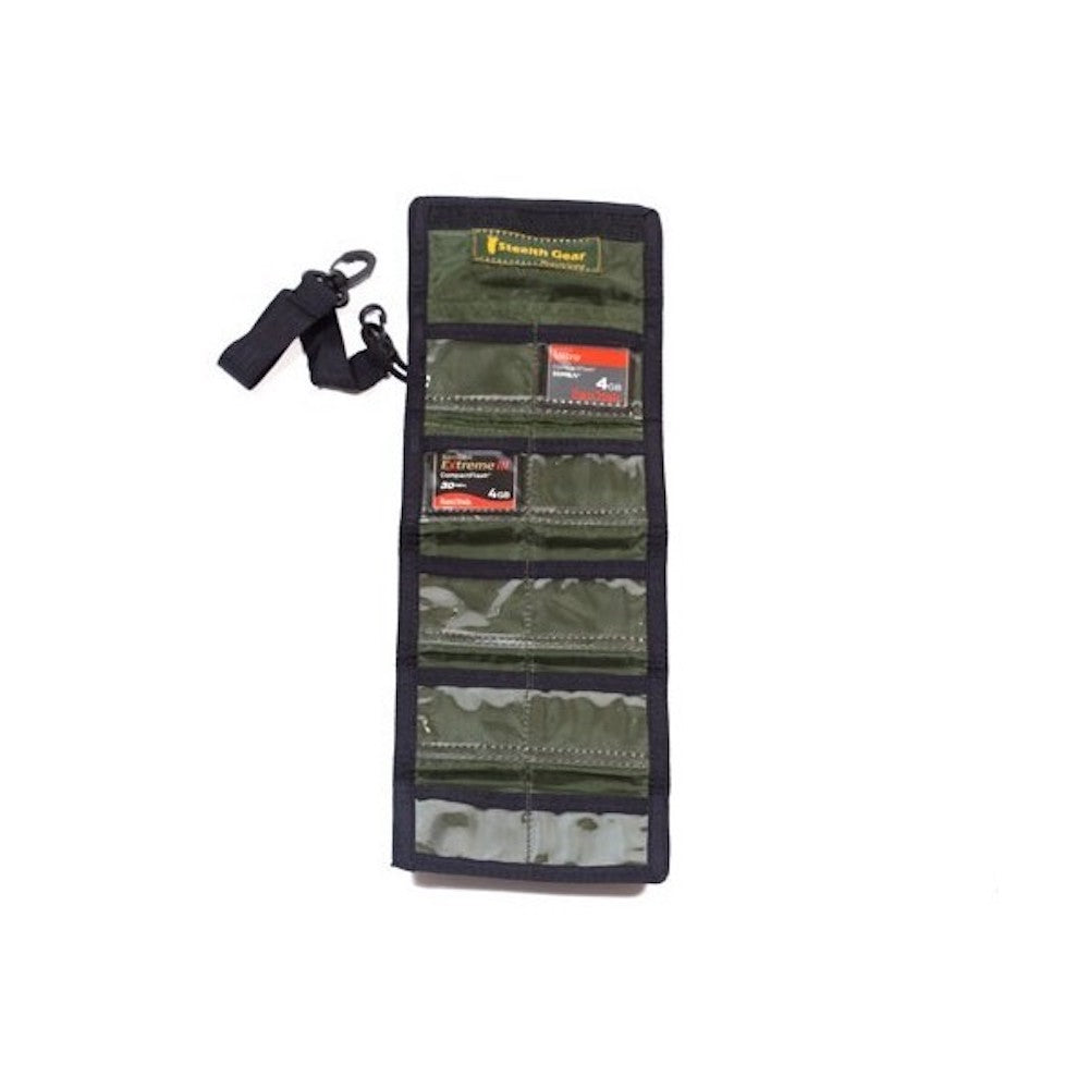 Stealth Gear Compact Flash Card Opbergtas Groen