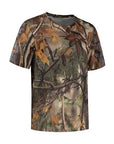 Stealth Gear T-shirt Short Sleeve Camo Forest Print Size XL
