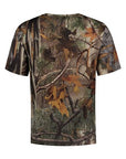 Stealth Gear T-shirt Short Sleeve Camo Forest Print Size XL
