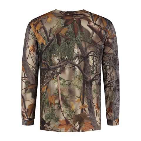 Stealth Gear T-shirt Lange Mouw Camo Bosprint maat XL