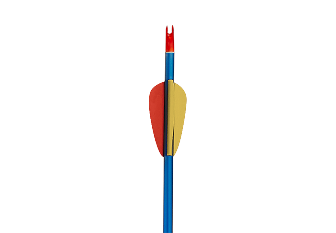 EK Archery Arrow - 2018 Aluminium 30" Blue, Ø8,0mm p/5 - Screw-In Tip, Plastic Insert, Alu Nock Bushing, Glue-In Nock