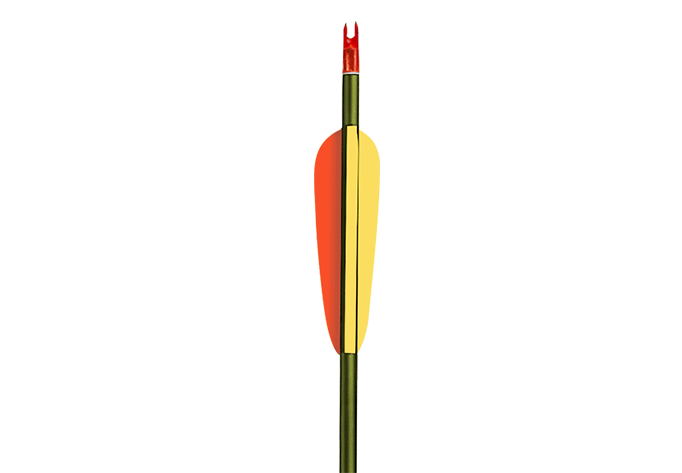 EK Archery Arrow - 2118 Aluminium 30" Green, Ø8,4mm p/1 - Screw-In Tip, Alu Insert, Alu Nock Bushing, Glue-In Nock