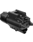 NC Star Weapon Mounted Light 200L, with Green Laser - Quick Release Mount
