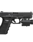 NC Star Weapon Mounted Light 200L, with Green Laser - Quick Release Mount