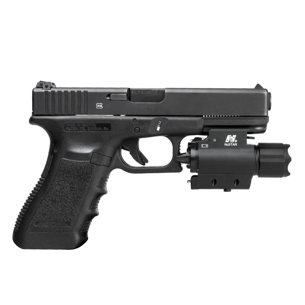 NC Star Weapon Mounted Light 200L, with Green Laser - Quick Release Mount