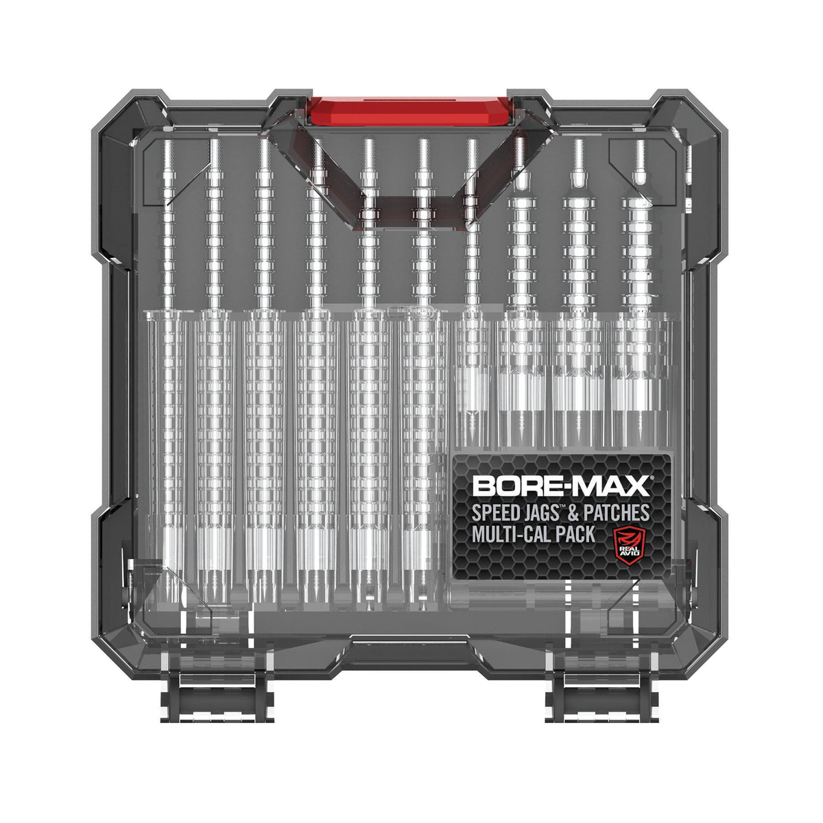Real Avid Bore-Max Speed Jags &amp; Patches Multi-Caliber Pack - 8/32" Thread