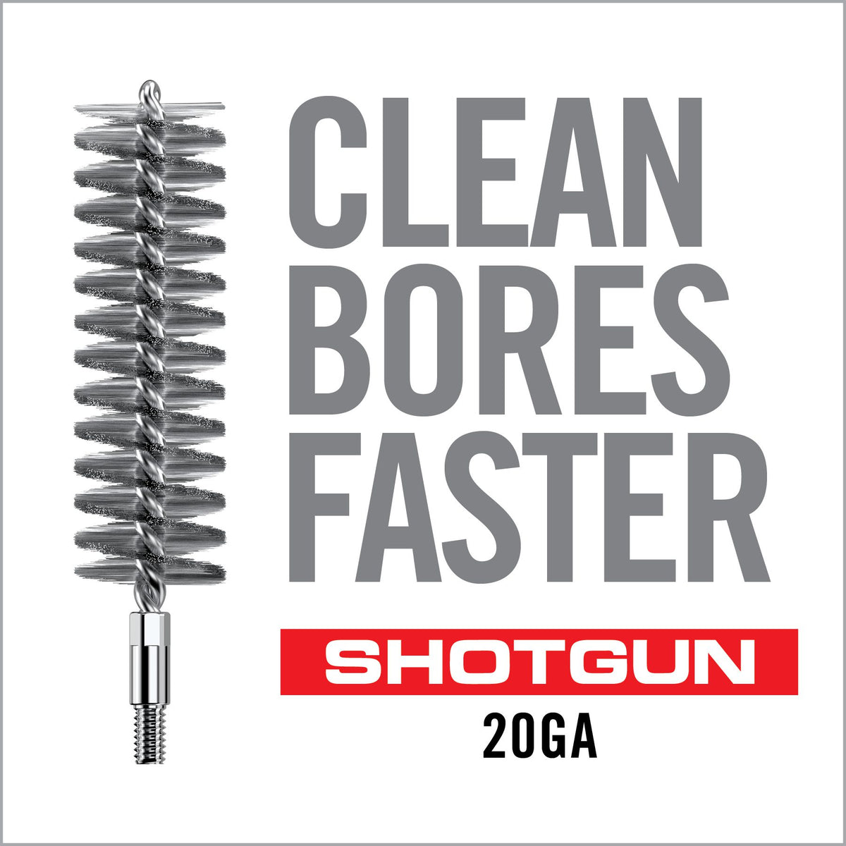 Real Avid Bore-Max Speed Brush Shotgun - 20GA - 8/32" Thread