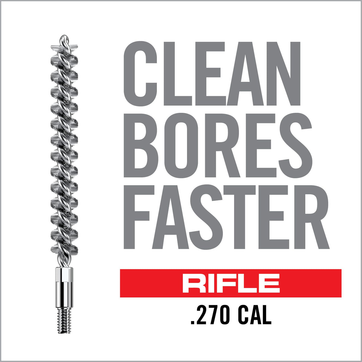 Real Avid Bore-Max Speed Brush Rifle - .270 - 8/32" Thread