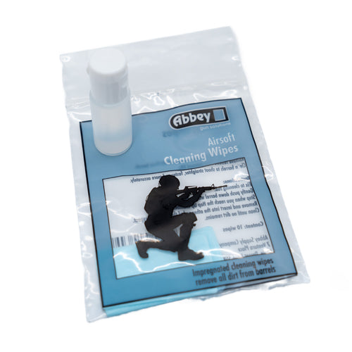 Abbey Barrel Cleaning Wipes Silicone Impregnated