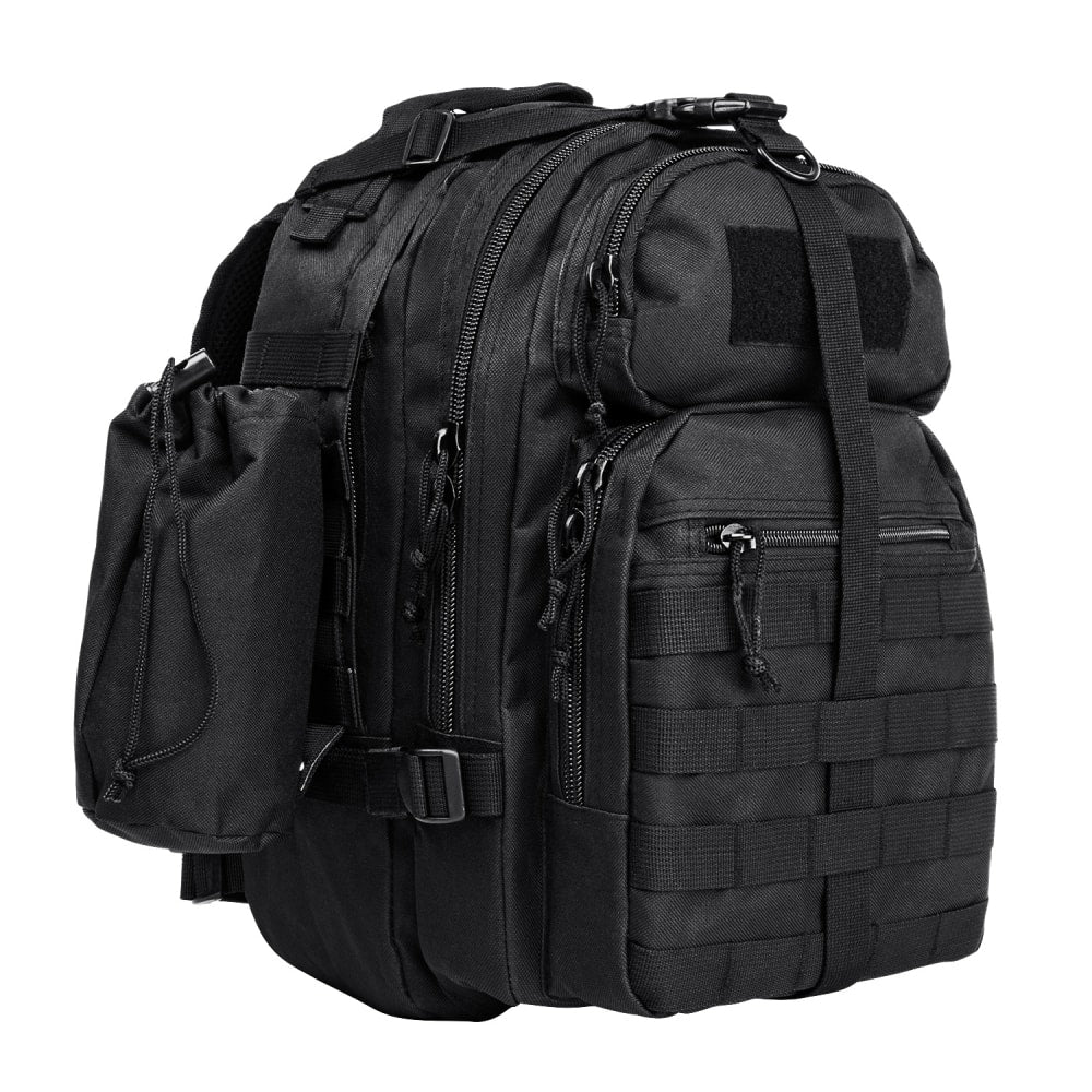 NC Star VISM Sling Backpack met fleshouder - Zwart