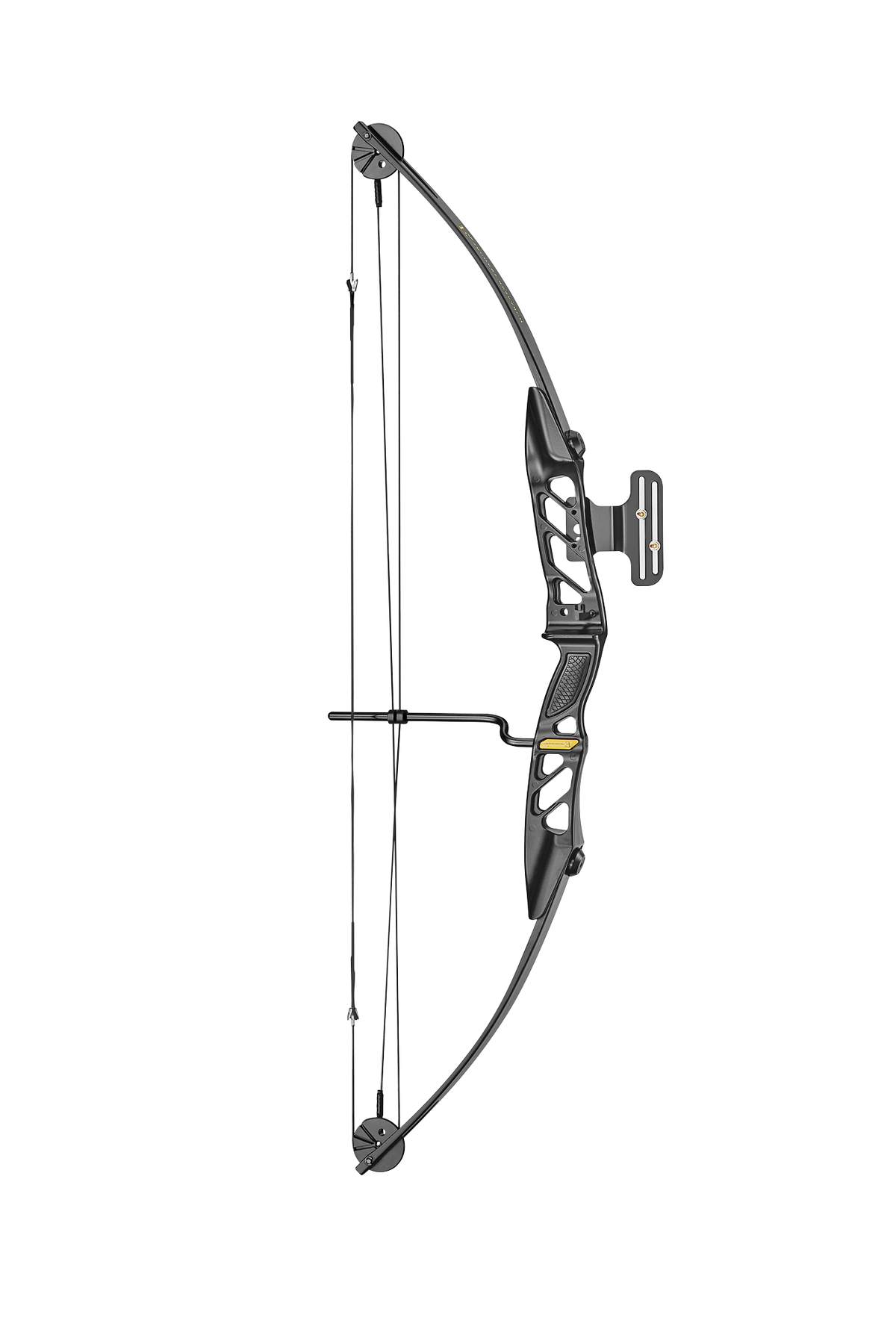 EK Archery Protex Black Left Handed SET 55lbs, Screw Arrow Rest, basic sight