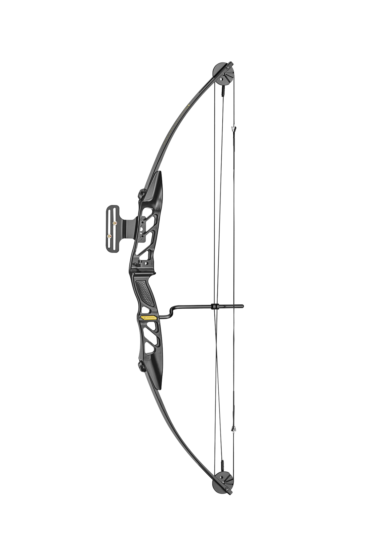 EK Archery New Protex Black Compound SET 55lbs, Screw Arrow Rest, basic sight