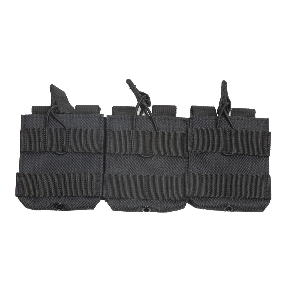 NC Star Mag Pouch - AR10/M1A/FAL, Triple, Black