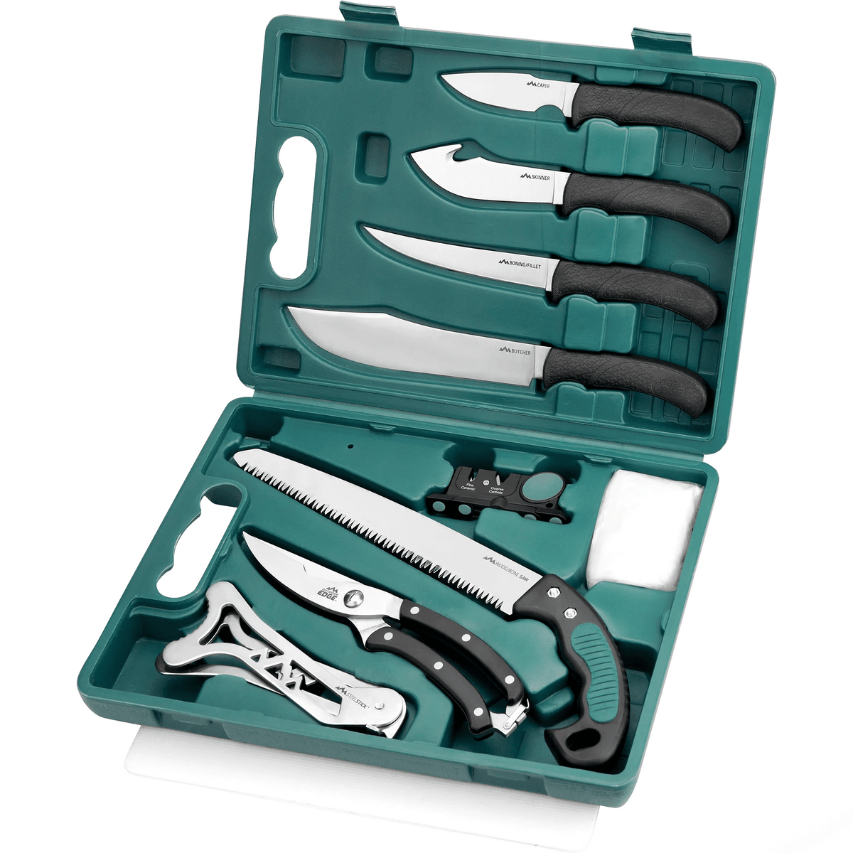 Outdoor Edge Folding Knife Dirk, 8Cr13MoV Steel, Black-Oxide Coated, 190/82,5mm, Anodized Alu Handle