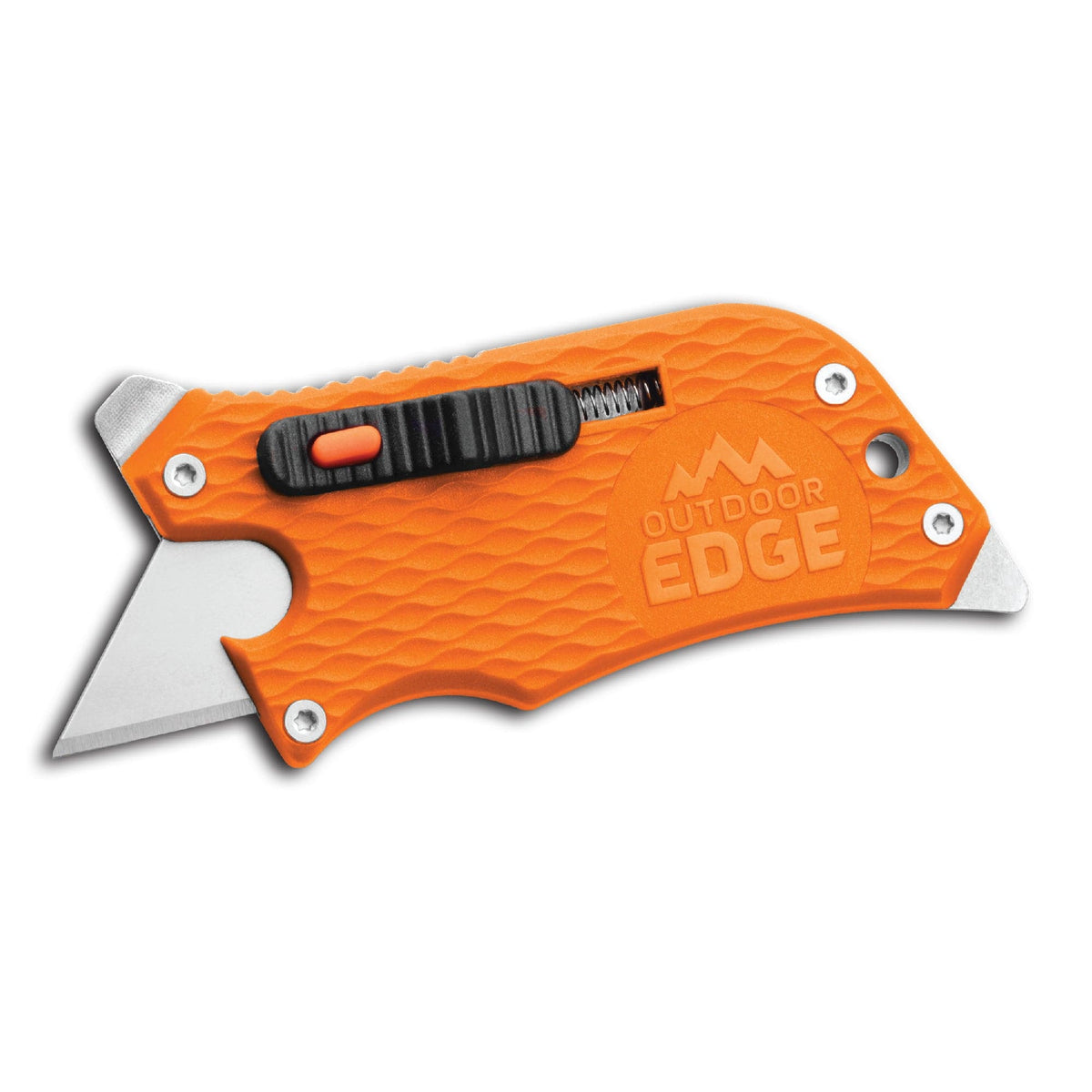 Outdoor Edge Folding Knife Box Opening Assistant Orange, 420J2 Steel, Length 141/25mm