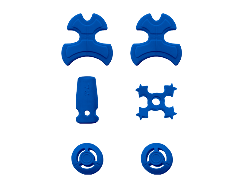EK Archery Axis Silencer p/6 Blue