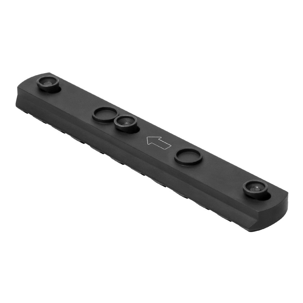 NC Star KeyMod Picatinny Rail - 6 KM Slots - Black