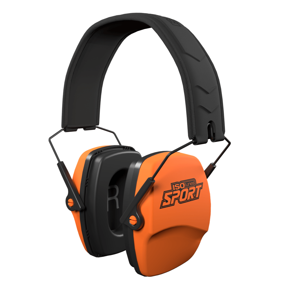ISOTunes HP Defy Slim Passive Orange, Over Ear Hearing Protection