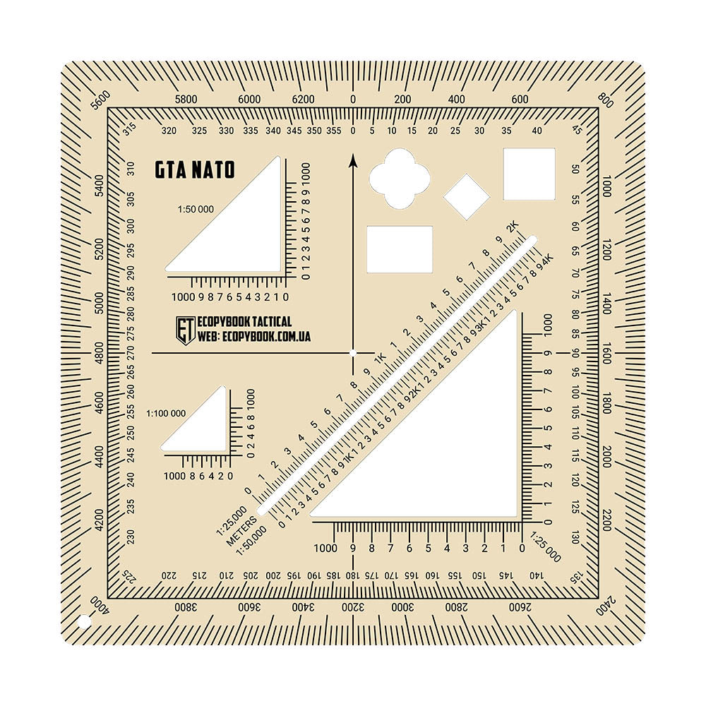 Ecopybook Tactical ruler GTA NATO (Blue Border) - Image 4