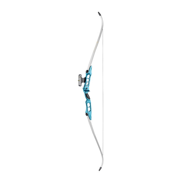 EK Archery Take-Down Blue Recurve SET 30lbs, Screw Arrow Rest, basic sight